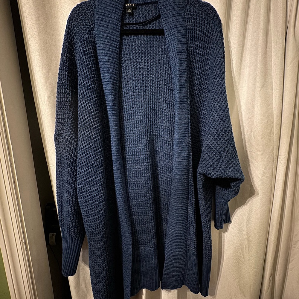 Women's Blue Knit Sweater